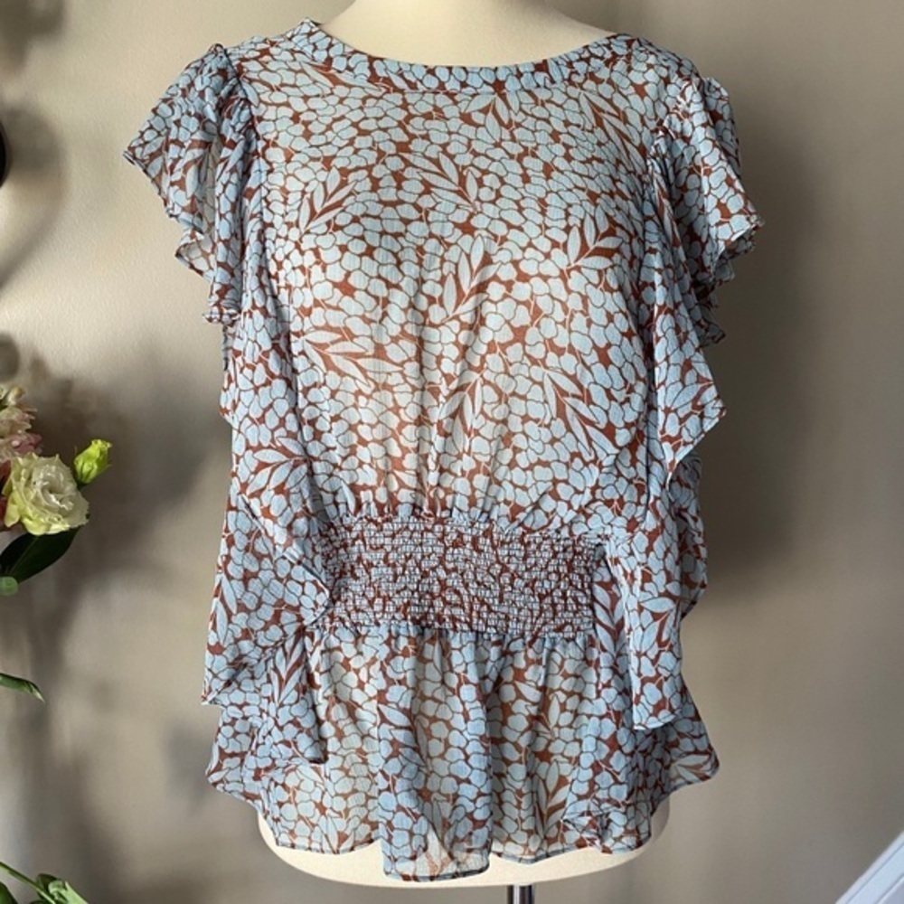 NWOT Anthropologie Feather Bone Allegra Blouse - Picture 6 of 8